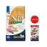 FARMINA N&D Ancestral Grain Dog Adult Mini Agnello & Mirtillo 2,5 kg alimento per cani di piccola taglia + FARMINA N&D Quinoa Dental Treat Fresh Breath Mini 60 g (7 pezzi) GRATIS!
