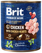 BRIT Premium by Nature chicken, hearts 800g pollo e cuori per cani