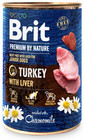 BRIT Premium by Nature Turkey with Liver Junior 6 x 400 g