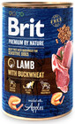 BRIT Premium by Nature Lamb and buckwheatn 400g agnello e grano saraceno per cani