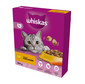 WHISKAS Adult 800g Alimento secco completo con delizioso pollo per gatti adulti