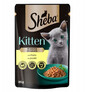 SHEBA Kitten in bustina 85g cibo umido completo per gattini bocconcini di pollo in salsa